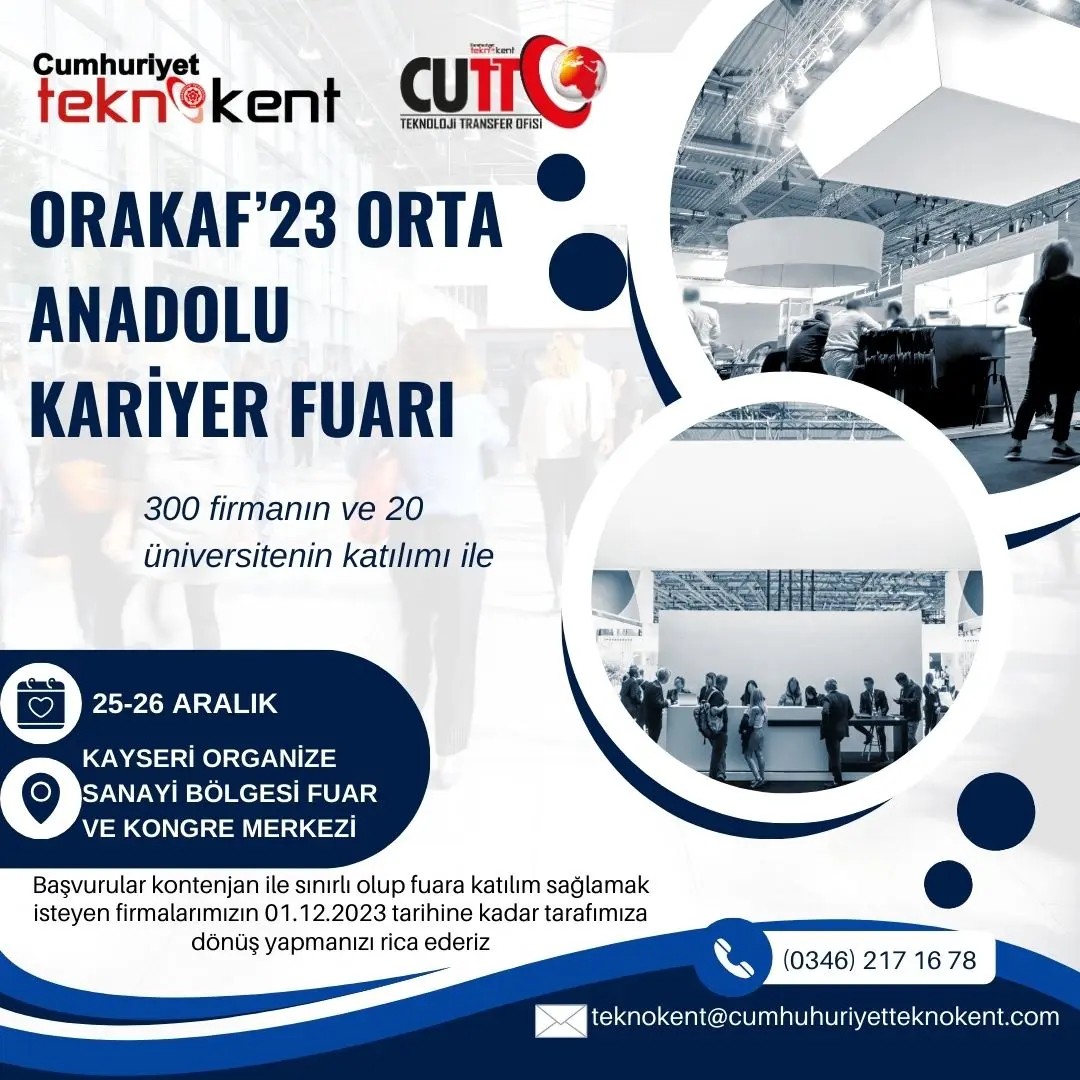 ORAKAF'23 ORTA ANADOLU KARİYER FUARI